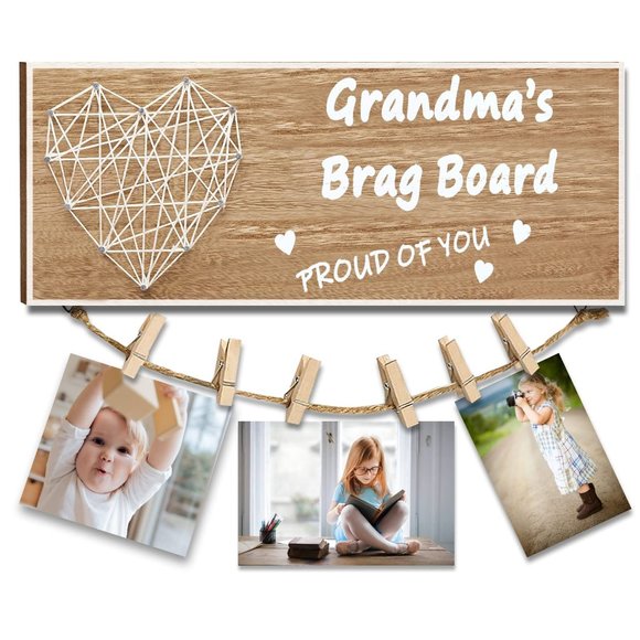 ZMCINER Grandma's Brag Board Gifts for Grandma from Granddaughter an - Picture 1 of 5